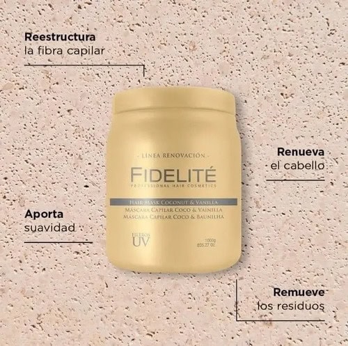 Fidelite Mascara De Coco Y Vainilla Restauradora X 270g - Imagen 9