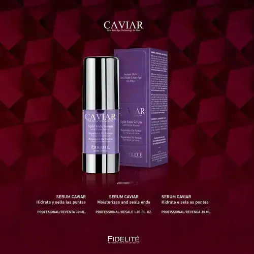 Fidelité Sérum Reparador De Puntas Caviar 30ml Pelo Dañado - Imagen 4