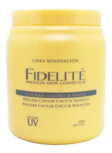 Fidelité Renovación Máscara Capilar Coco Y Vainilla X 1000gr - Imagen 3