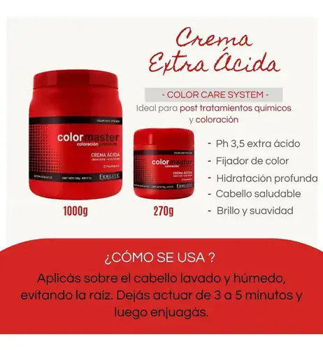 Fidelité Colormaster Crema Extra Ácida Ph3,5 1kg - Imagen 8
