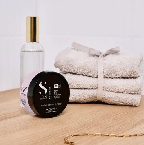 Alfaparf Semi Di Lino Style & Care Funk Clay x 90 Ml - Imagen 4