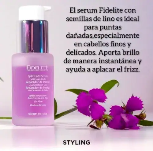 Fidelité Serum Reparador De Puntas Semillas De Lino 30ml - Imagen 5