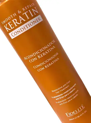 Fidelité Acondicionador Keratin 900ml Antifrizz Reparador - Imagen 4